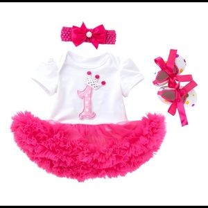 First birthday baby girl outfit